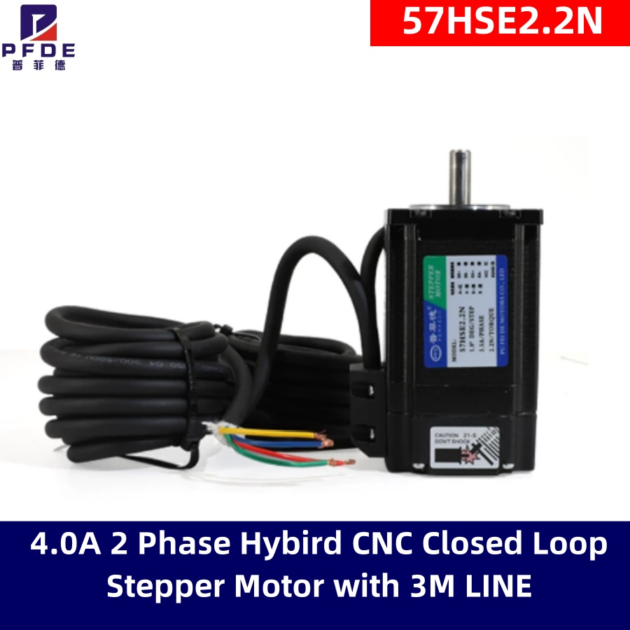 Nema 23  57HSE2.2N 2.2N.M 4.0A - огляд і ціна Closed Loop Stepper Motor Nema 17